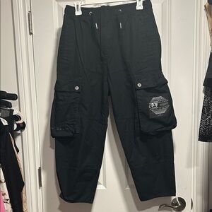 Li-Ning black cargo pants